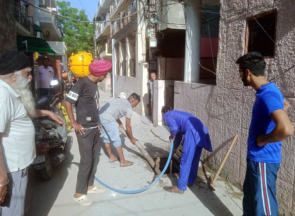 Cleaned the roads & streets